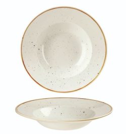 Stonecast Barley White pastatallerken 28 cm, Churchill