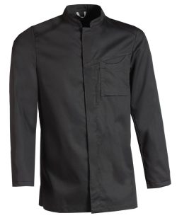 New Nordic kokkejakke m/langeærmer i sort str. L, Nybo