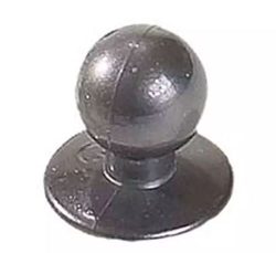 Kokkeknap i perlegrå, stk pris, Nybo