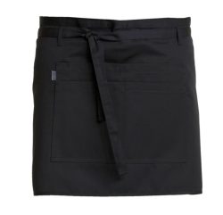 Forstykke i sort m/trippellomme i front, Nybo