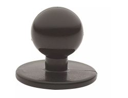 Kokkeknap i sort, stk pris, Nybo