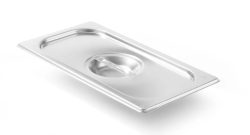 Låg i stål til gastrobakke 2/3 fra Hendi