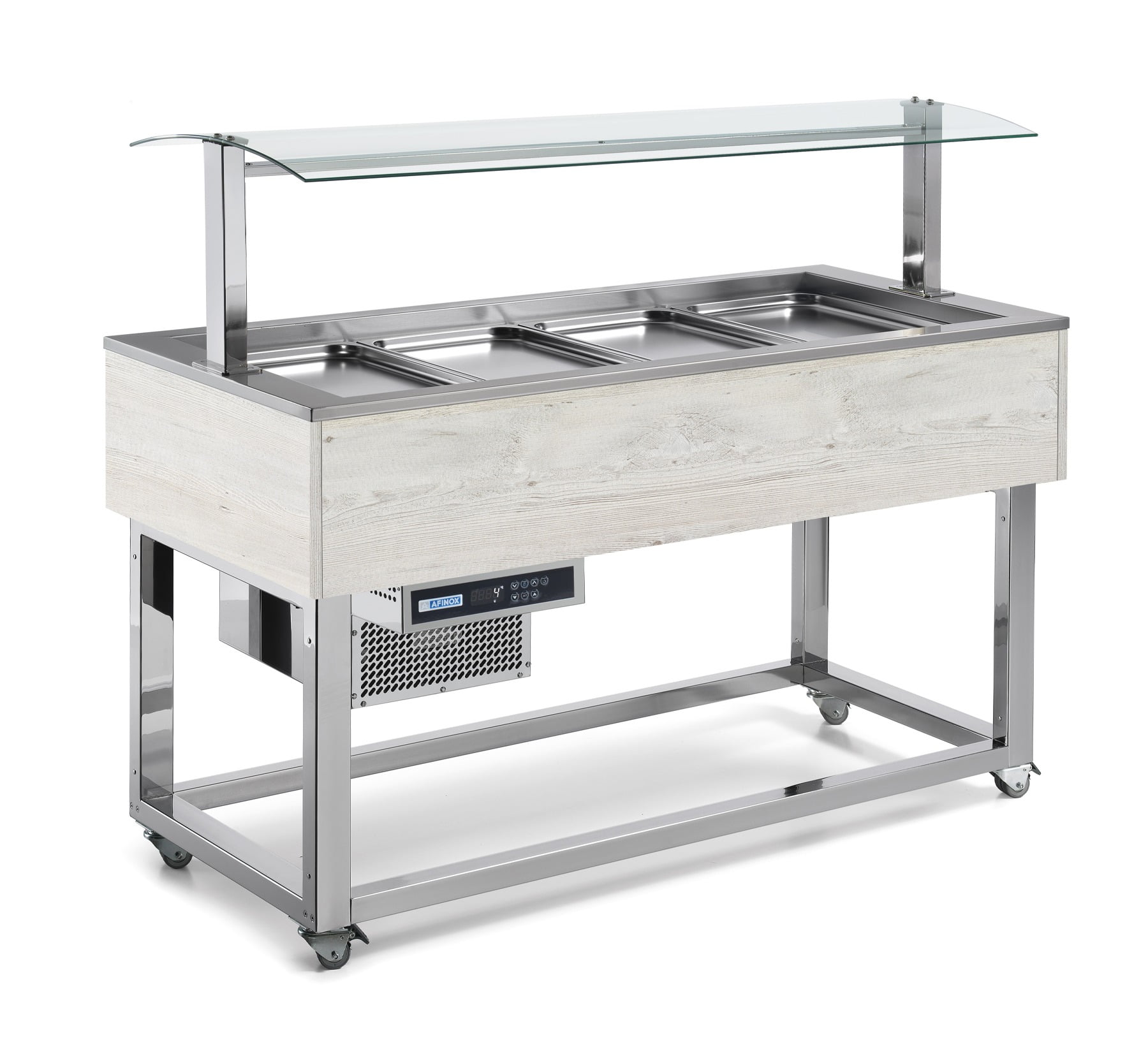 Salatbar, Afinox Essence CHERRY FARVE, flere størrelser Salatbar, Afinox Essence CHERRY FARVE, flere størrelser