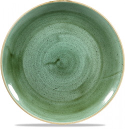 Stonecast Sapphire Green, dyb tallerken Ø26, Churchill