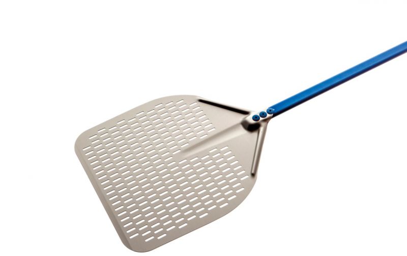 Pizzaspade perforeret 33x33x60 cm, Gi-metal Pizzaspade perforeret 33x33x60 cm, Gi-metal