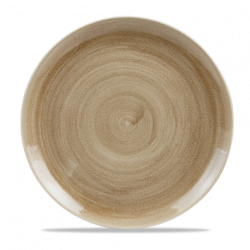 Stonecast Patina Antique Taupe flad tallerken 32 cm, Churchill