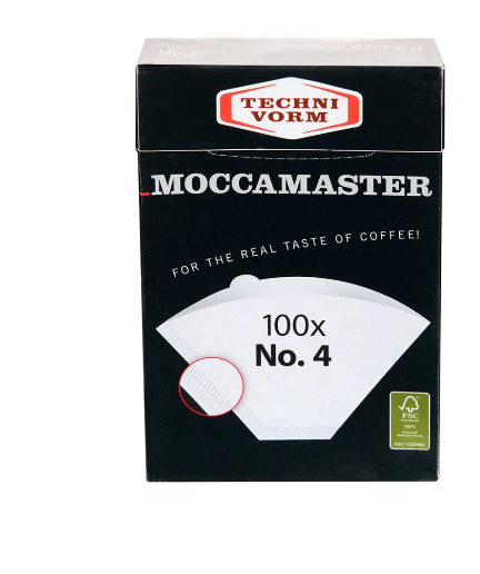 Filters 1x4 (colli 20 packx100 filters) fra Moccamaster Filters 1x4 (colli 20 packx100 filters) fra Moccamaster