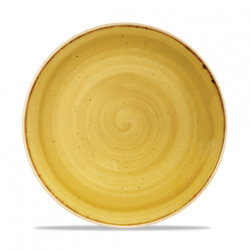 Stonecast Mustard, flad tallerken Ø26CM, Churchill