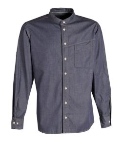 New Nordic skjorte m/langærmet denimblå str. S, Nybo